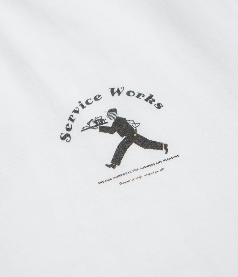 Service Works Waiter T-Shirt in White