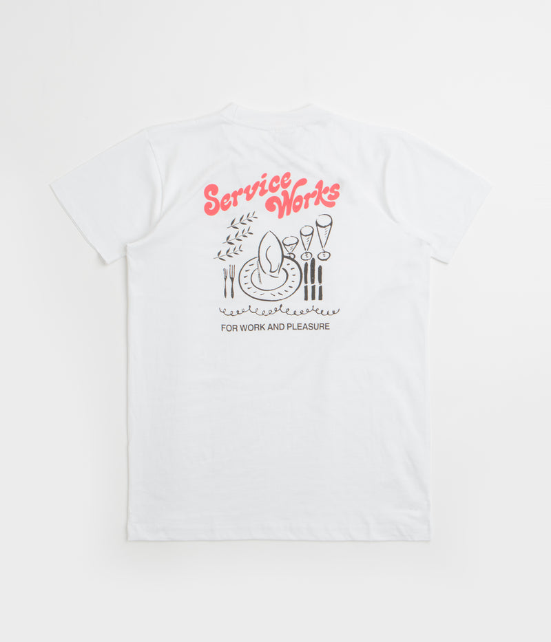 Service Works Work + Pleasure T-Shirt in White