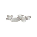 Set of speckled cups & saucers