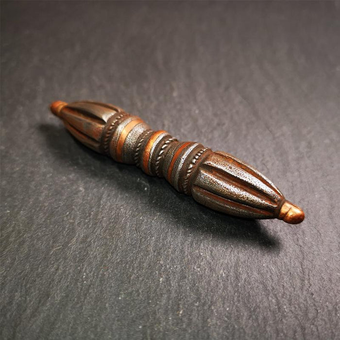 Seven-pronged Vajra 3.5" - Tibetan Buddhist vajra, view 5