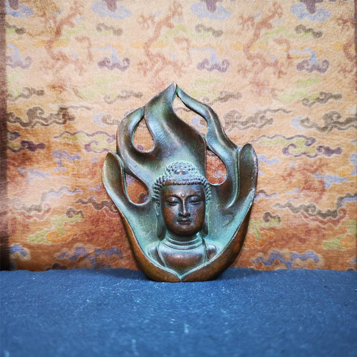 Shakyamuni Statue 2.9" - Tibetan Buddhist statue, view 5