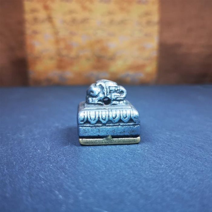 Shankha,Divine hConch Seal,1.18" - Tibetan Buddhist art, view 5
