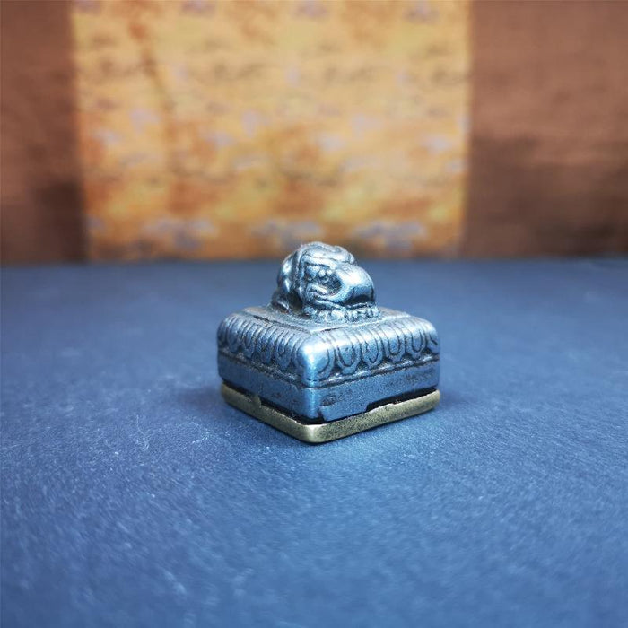 Shankha,Divine hConch Seal,1.18" - Tibetan Buddhist art, view 6