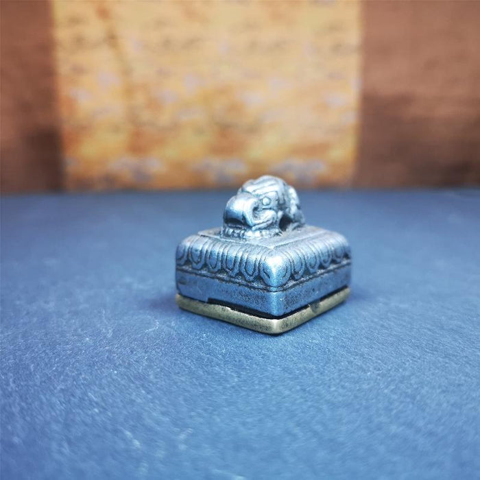 Shankha,Divine hConch Seal,1.18" - Tibetan Buddhist art, view 7