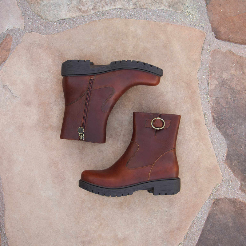 Shera Chestnut Boot | Alegria Shoes