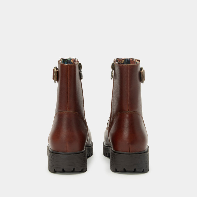 Shera Chestnut Boot | Alegria Shoes