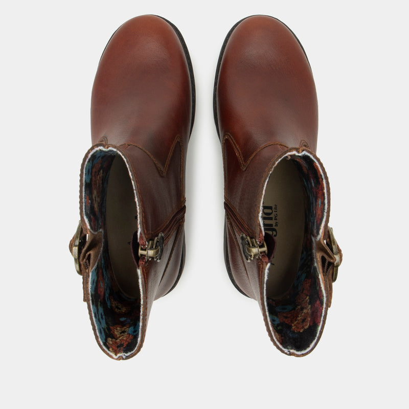Shera Chestnut Boot | Alegria Shoes