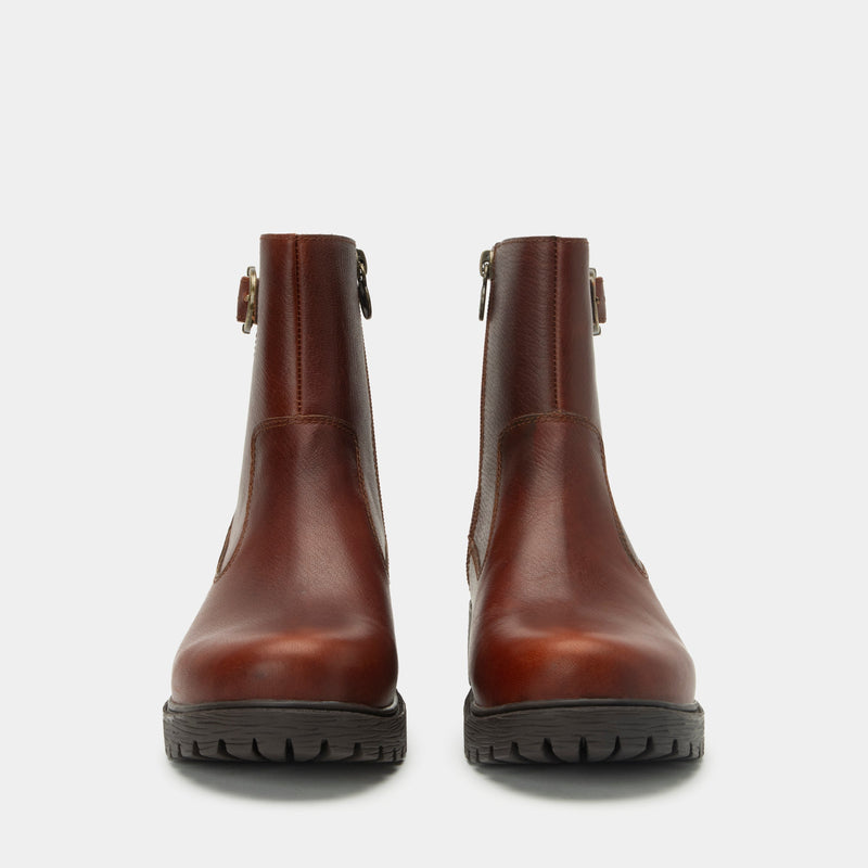 Shera Chestnut Boot | Alegria Shoes