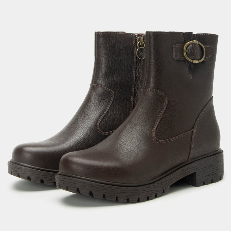 Shera Espresso Boot | Alegria Shoes