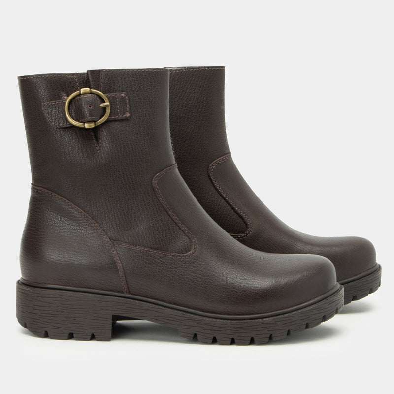 Shera Espresso Boot | Alegria Shoes