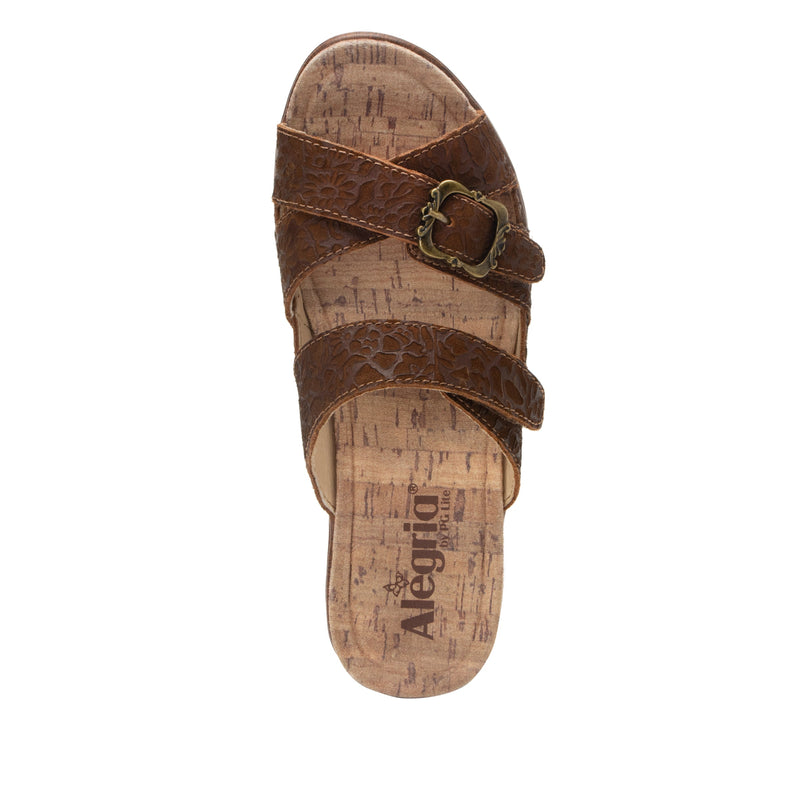 Sierra Delicut Tawny Sandal | Alegria Shoes