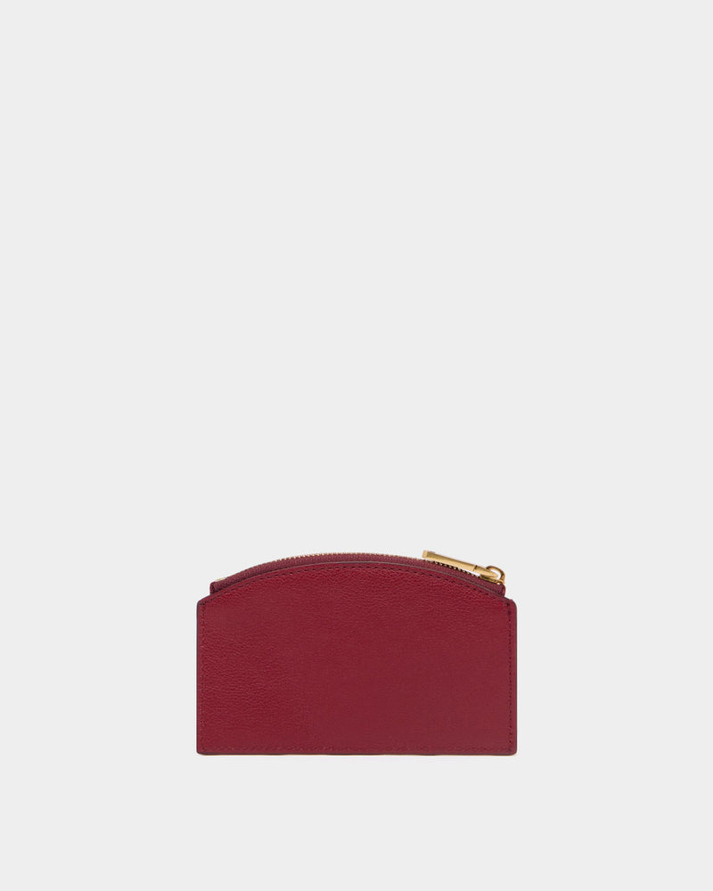 Signature Coin Purse in Ruby Red Leather