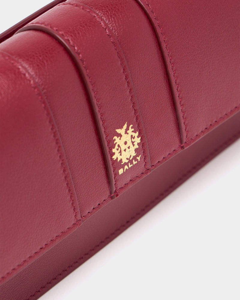 Signature Phone Wallet in Ruby Red Leather