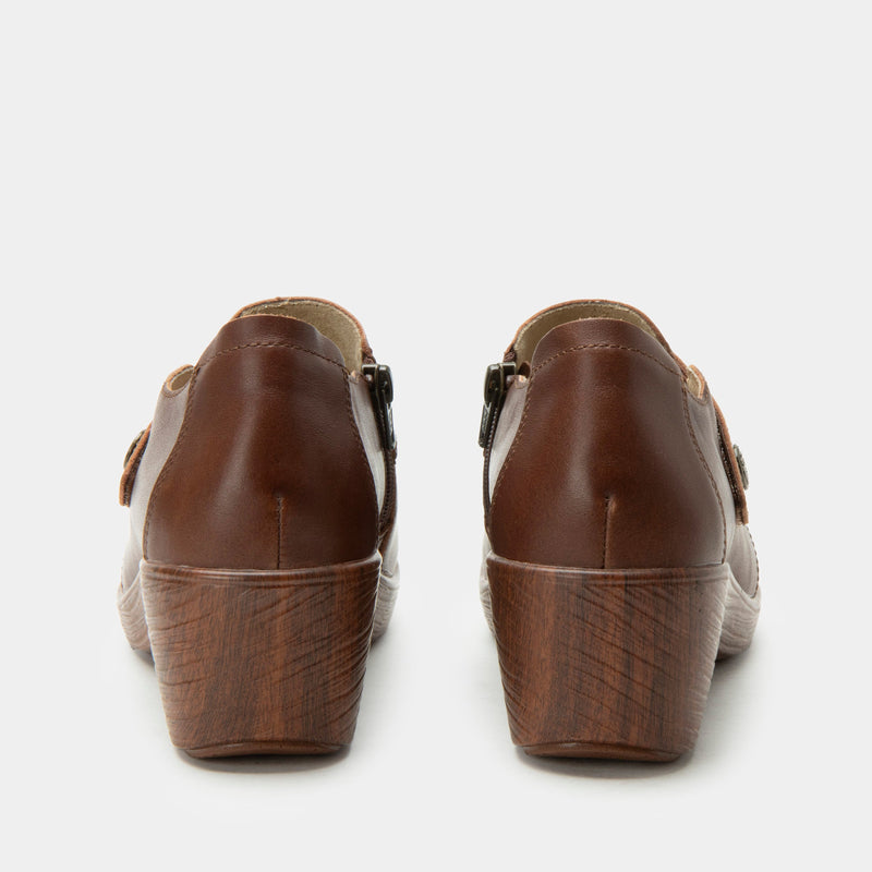 Silah Mahogany Shoe | Alegria Shoes