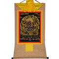 ནག་པོ་ཆེན་པོ། Six Armed Mahakala-Black Type - Tibetan thangka painting, view 7