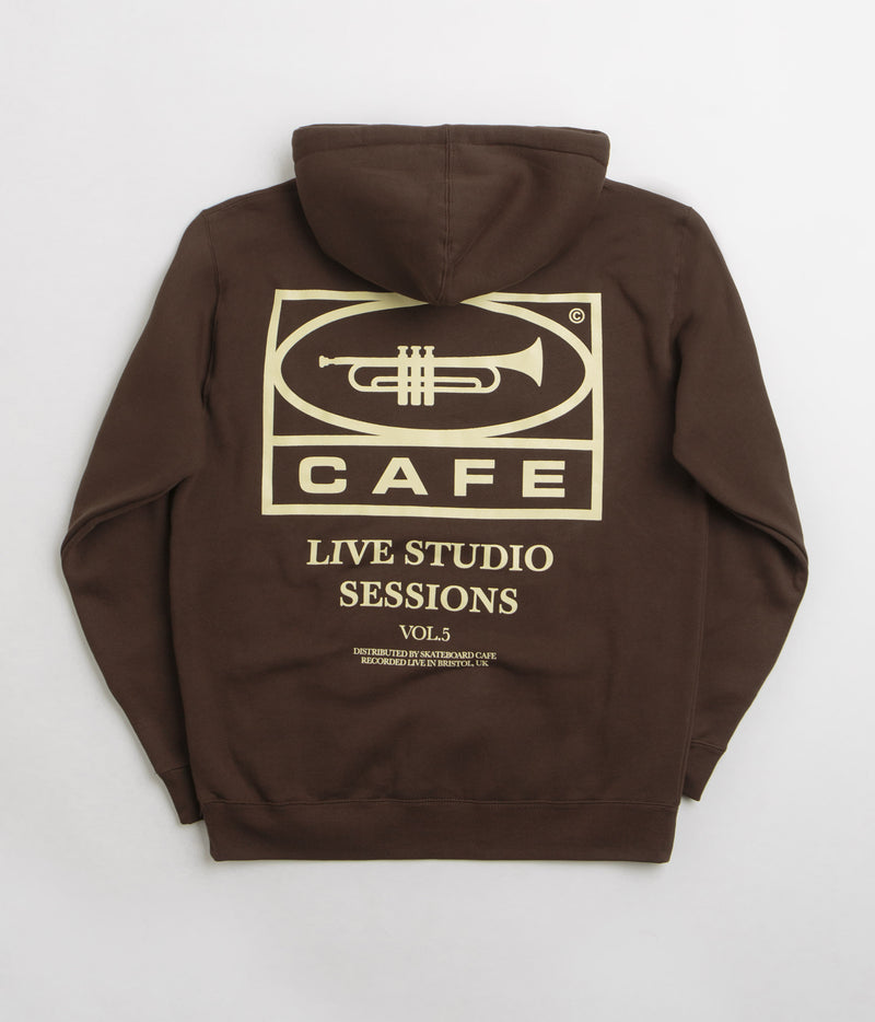 Skateboard Cafe 45 Hoodie in Coffee