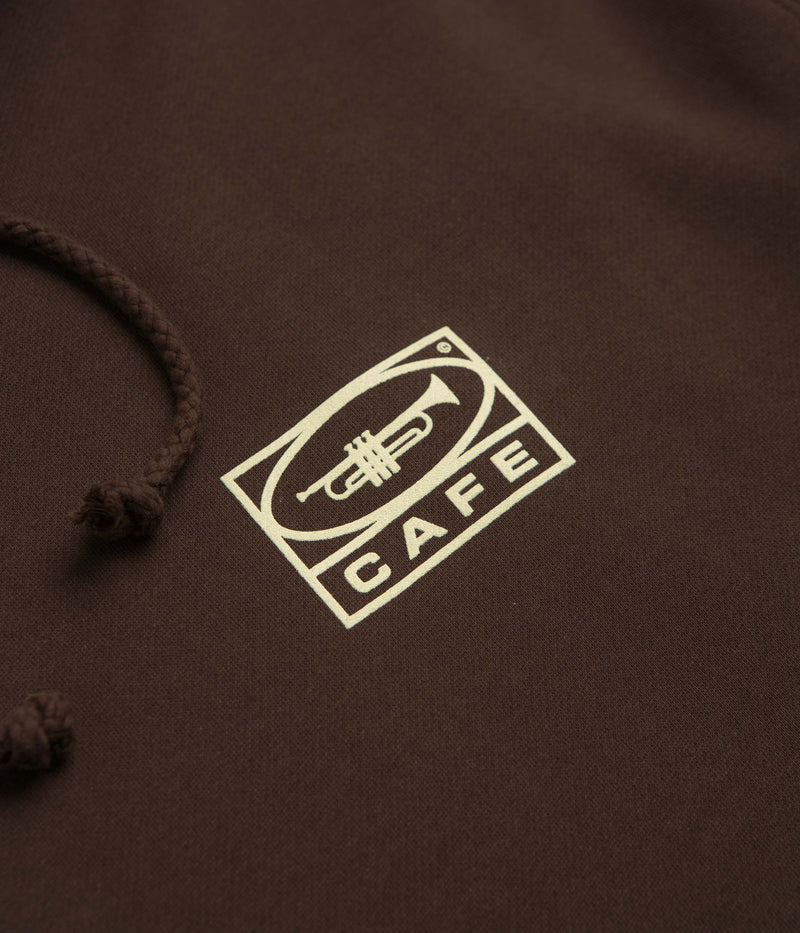 Skateboard Cafe 45 Hoodie in Coffee