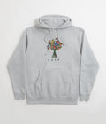 Skateboard Cafe Bouquet Hoodie in Heather Grey