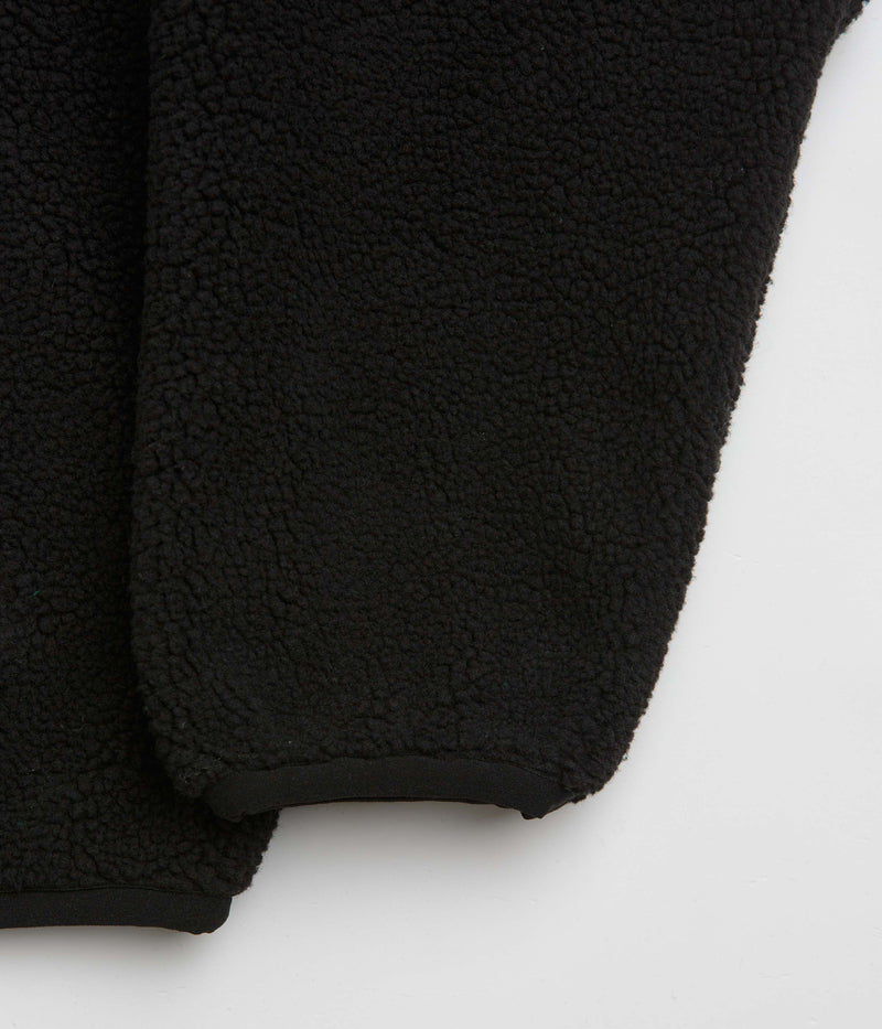 Skateboard Cafe Check Full Zip Fleece in Forest Green and Black /Gold