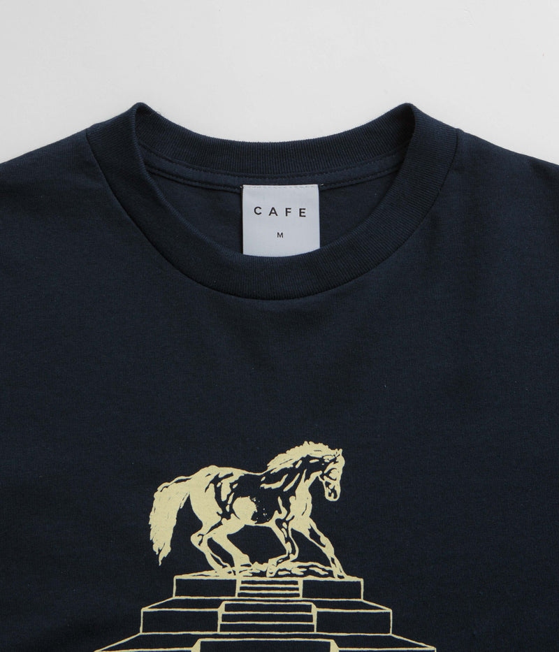 Skateboard Cafe Homeground T-Shirt in Navy