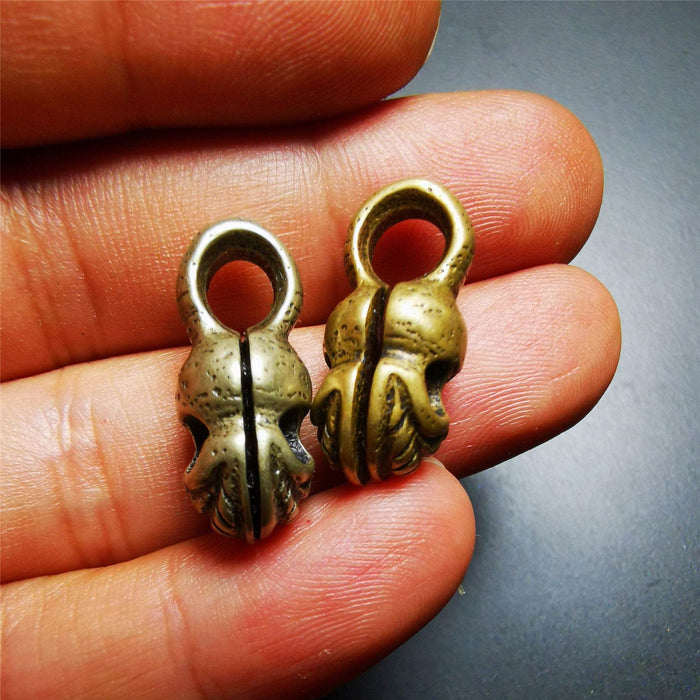 Skull Sitavana Shape Bead Counter Clip - Tibetan Buddhist art, view 5