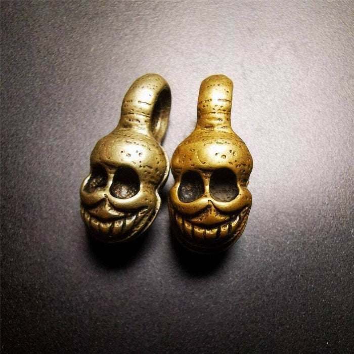 Skull Sitavana Shape Bead Counter Clip - Tibetan Buddhist art, view 6
