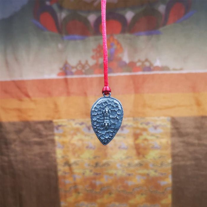 Skull Vajra Amulet 1.2" - Tibetan Buddhist amulet, view 8