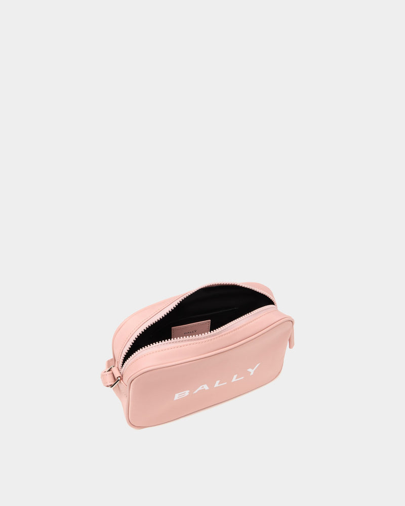 Small Crossbody Bag In Pink Nylon