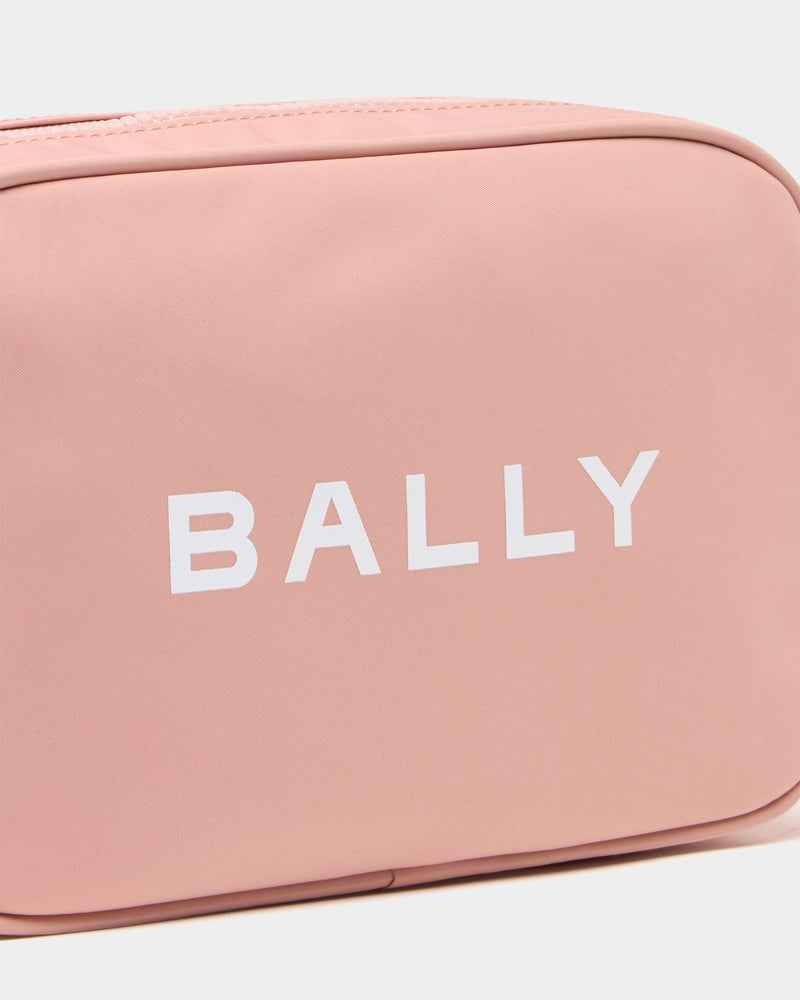 Small Crossbody Bag In Pink Nylon