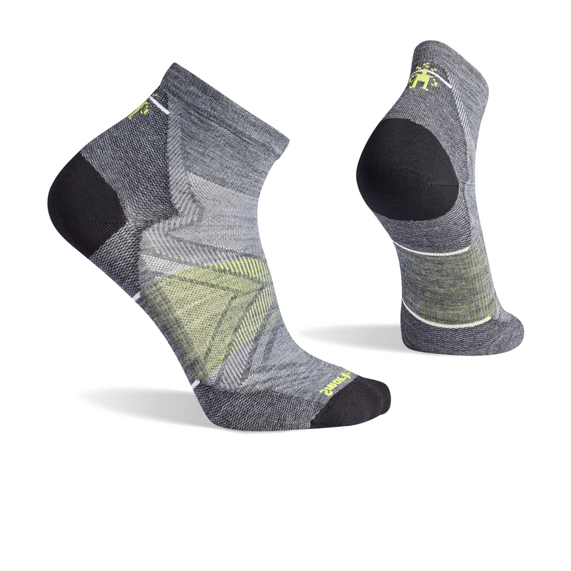 Smartwool Run Zero Cushion Ankle Sock (Men) - Medium Grey Accessories - Socks - Performance - The Heel Shoe Fitters