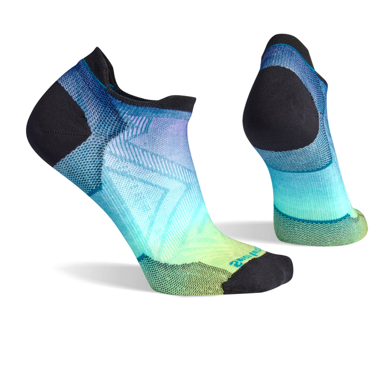 Smartwool Run Zero Cushion Ombre Print Low Ankle Sock (Women) - Capri Accessories - Socks - Performance - The Heel Shoe Fitters