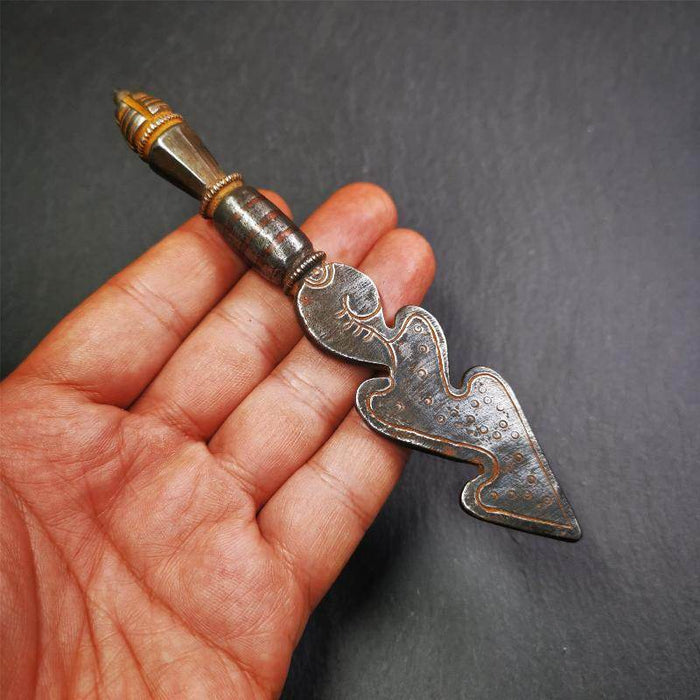 Snake Spear - Tibetan Buddhist art, view 6