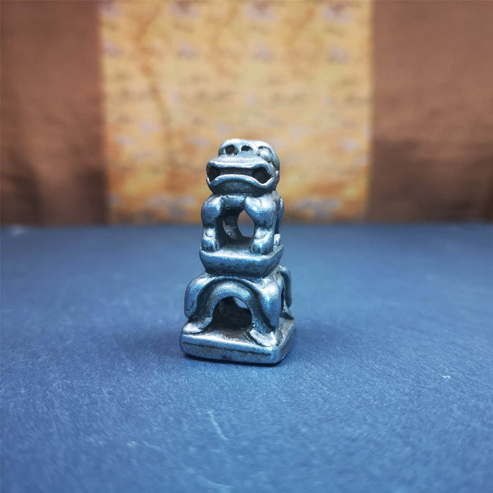Snow Lion Seal,Kalachakra Pattern - Tibetan Buddhist art, view 6