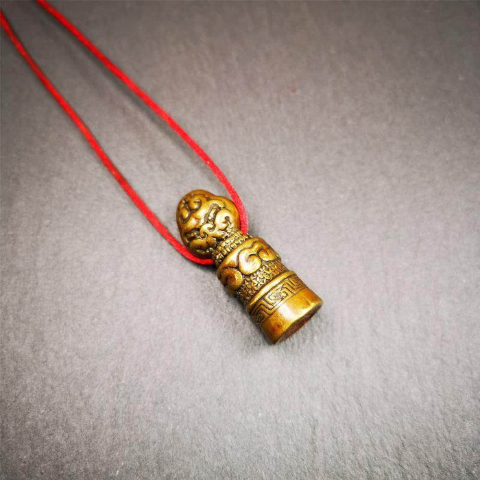 Snow Lion Seal,Lucky Knot Symbol - Tibetan Buddhist art, view 7
