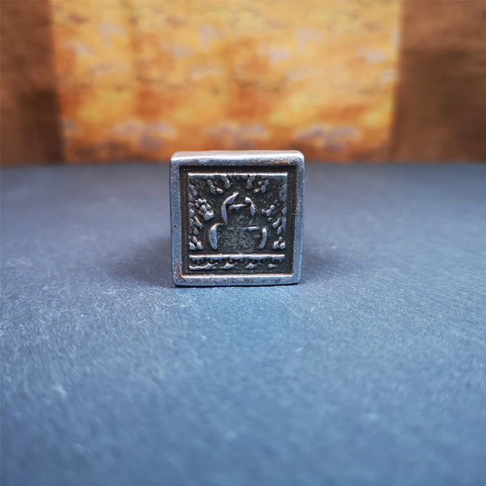 Snow Lion Stupa Seal,1.38" - Tibetan Buddhist art, view 5