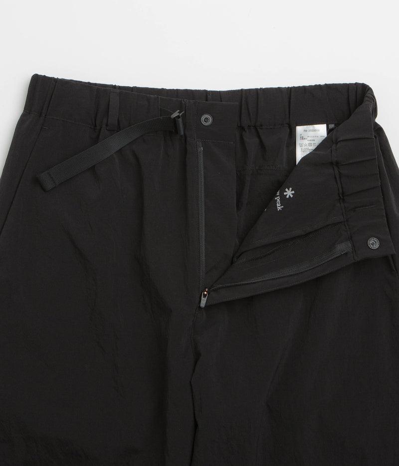 Snow Peak Breathable Quick Dry Pants in Black