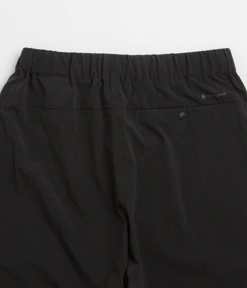 Snow Peak Breathable Quick Dry Pants in Black