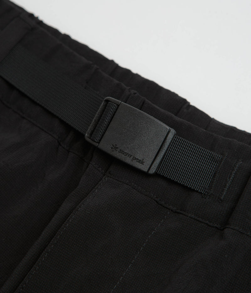 Snow Peak Breathable Quick Dry Pants in Black