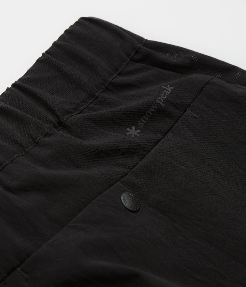 Snow Peak Breathable Quick Dry Pants in Black