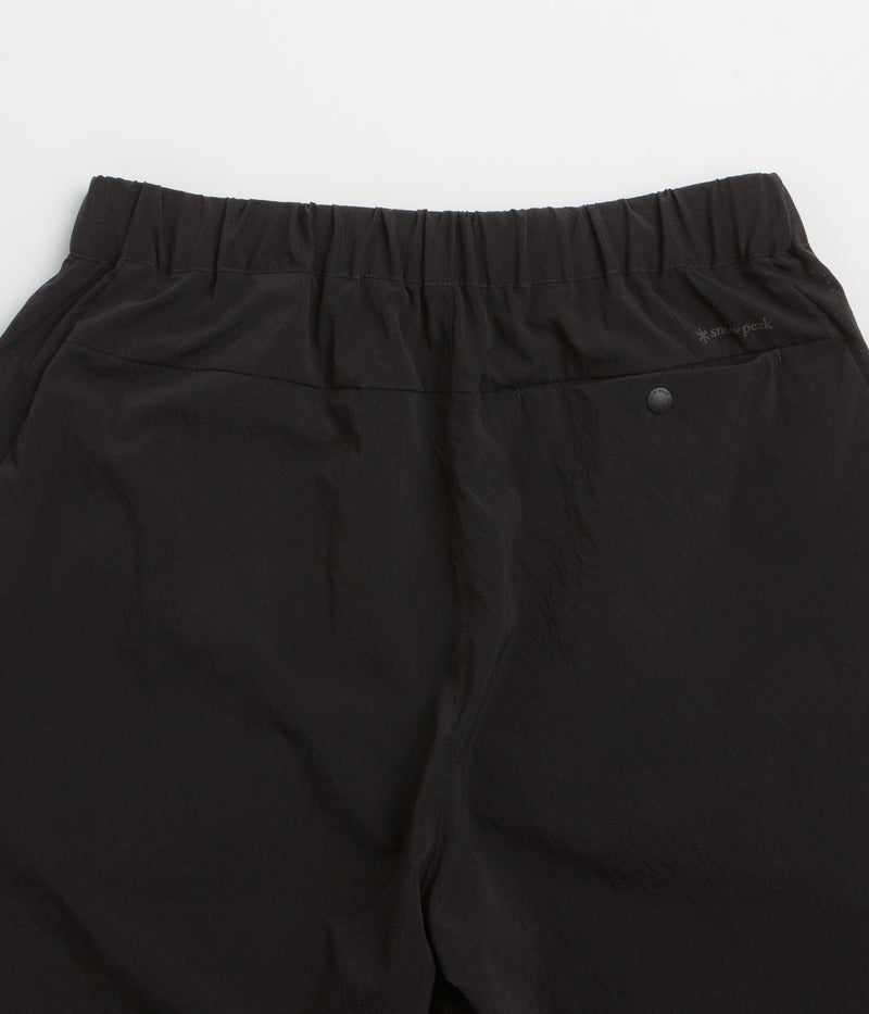 Snow Peak Breathable Quick Dry Shorts in Black