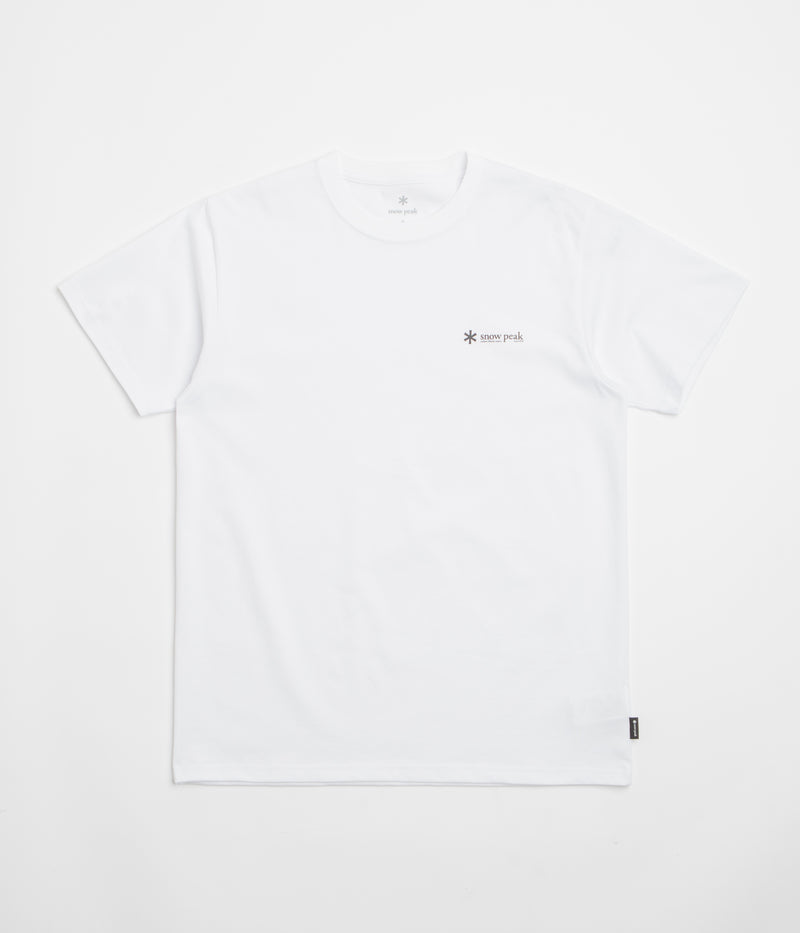 Snow Peak Chest Logo T-Shirt in White