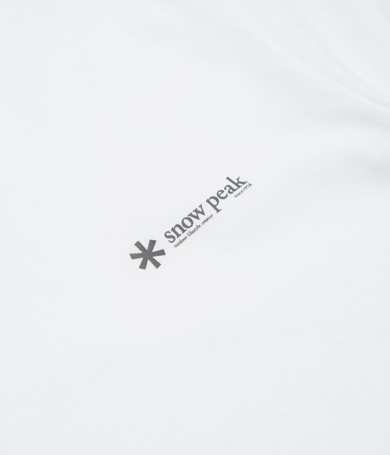 Snow Peak Chest Logo T-Shirt in White