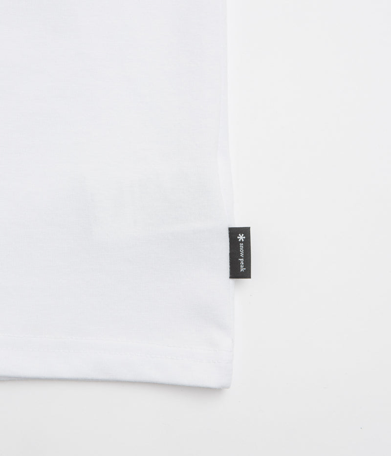 Snow Peak Chest Logo T-Shirt in White