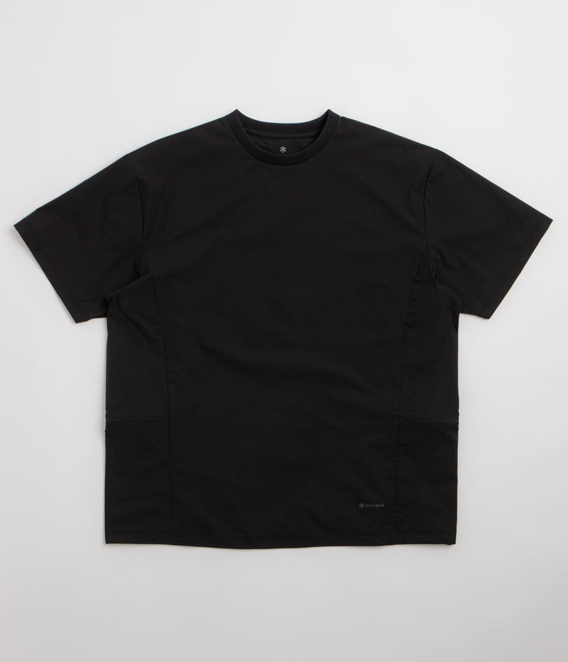 Snow Peak ComfortFlex T-Shirt in Black