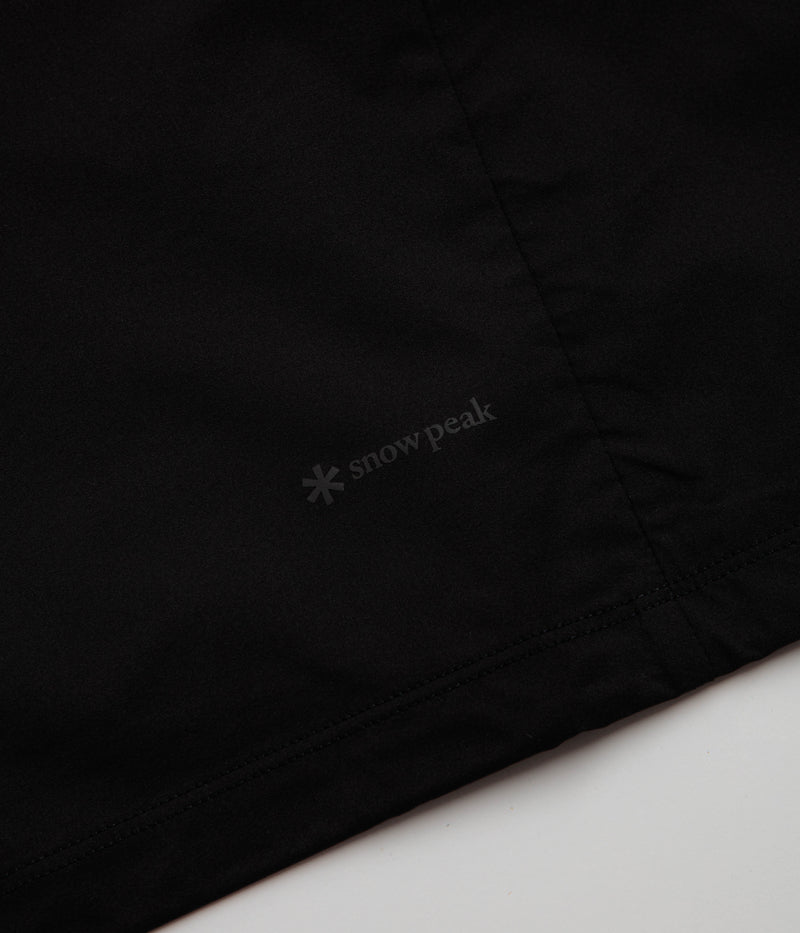 Snow Peak ComfortFlex T-Shirt in Black