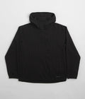 Snow Peak Dry Waffle Hoodie in Black