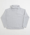 Snow Peak Dry Waffle Hoodie in Light Grey