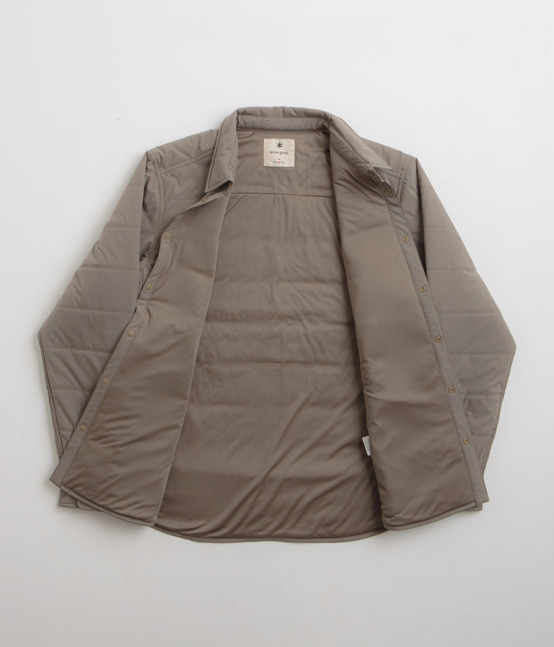 Snow Peak Flexible Insulated Shirt in Khaki