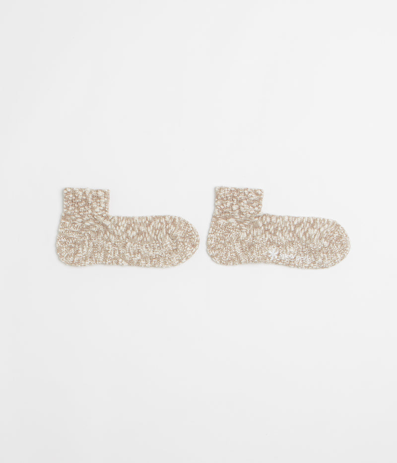 Snow Peak Garagara Socks in Brown
