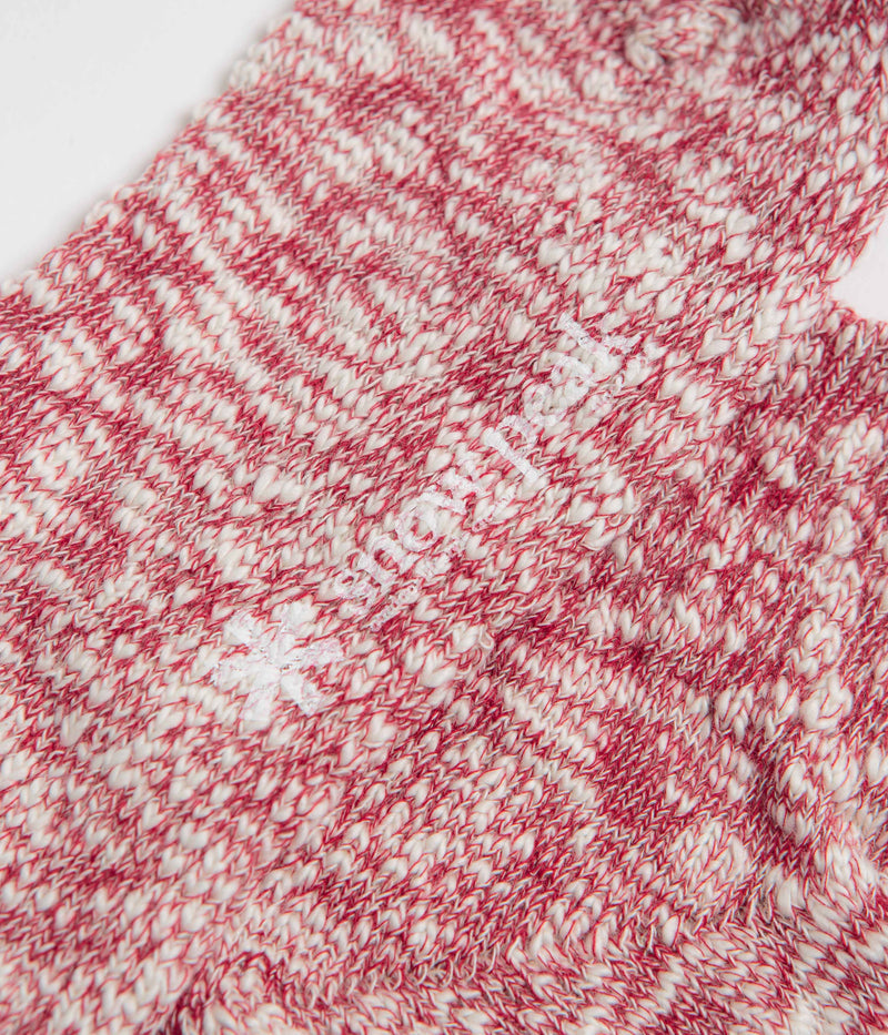 Snow Peak Garagara Socks in Red